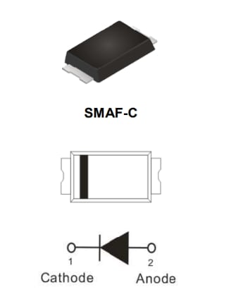 PANJIT SB22AFC to SB26AFC Schottky Barrier Rectifiers